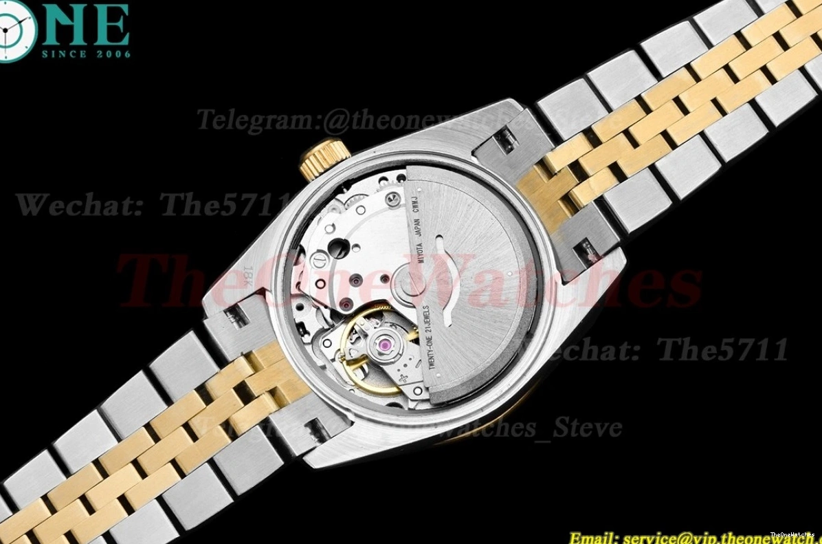 Chocolate YG GDF Dia Datejust MY8215 28mm SS Rmn 0510